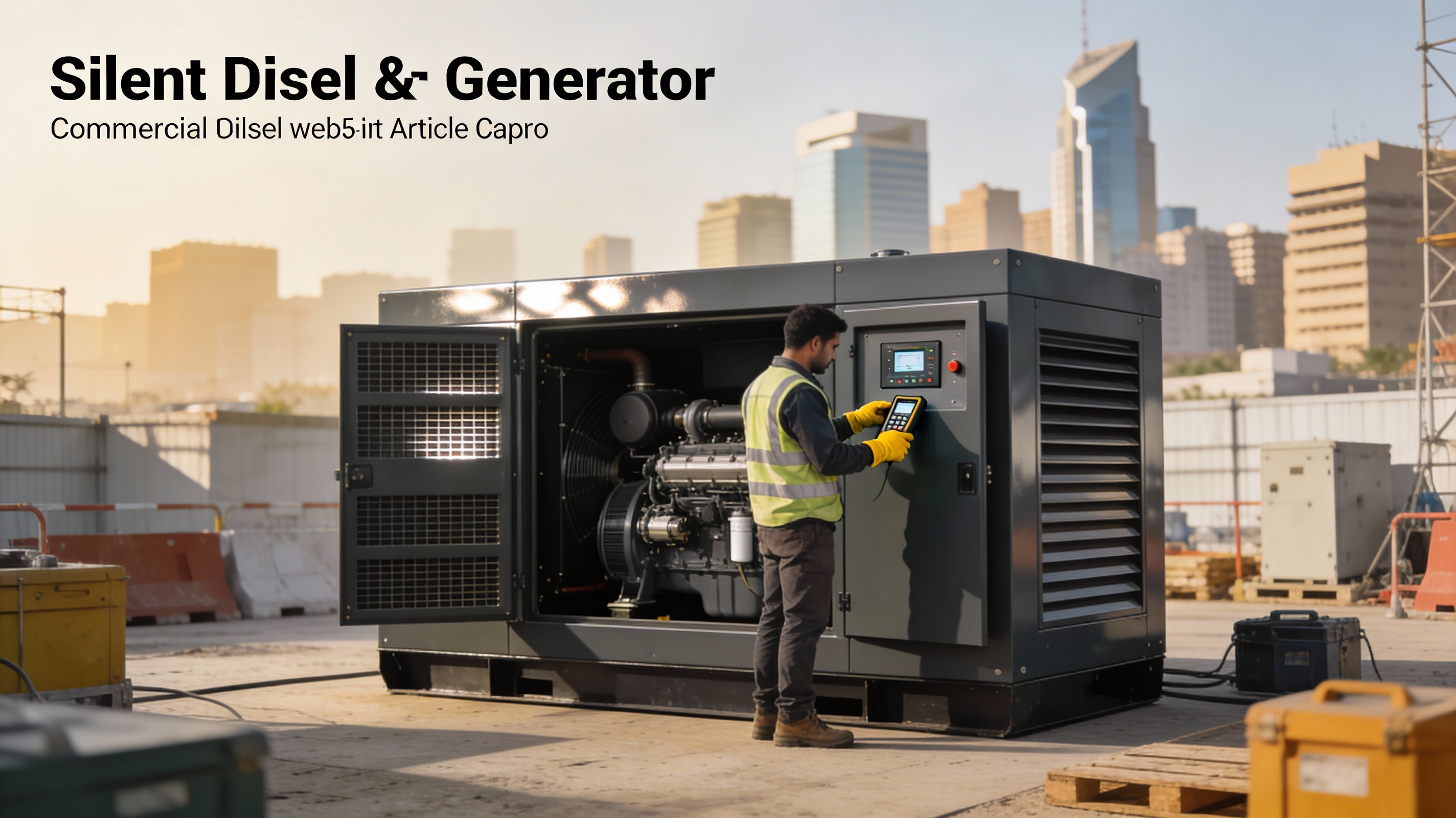 دليل تأجير المولدات الكهربائية في مصر: كيف تختار القدرة المناسبة وتضمن تشغيلًا آمنًا واقتصاديًا؟